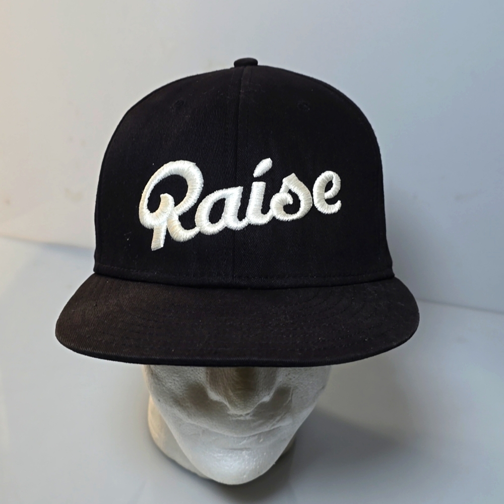 New Era 9Fifty Black snapback Raise cap Men's OSFA - Picture 1 of 16
